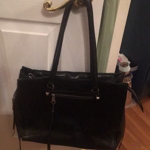 Rebecca Minkoff. Always on side zipper black tote